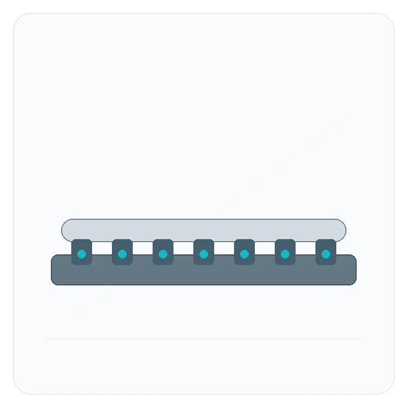 Linear shaft and support rail